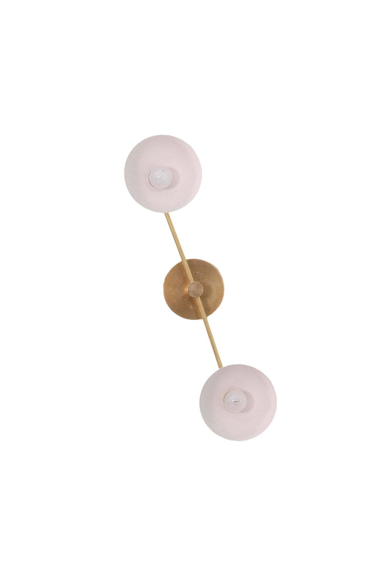 2 Armed Wall Light Modern Brushed Brass Sputnik chandelier light Fixture