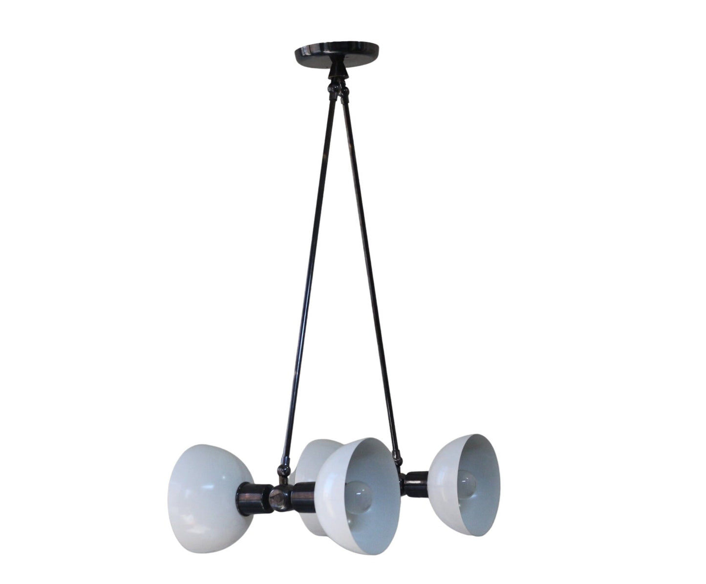 4 Light Modern Raw Brass chandelier light Fixture