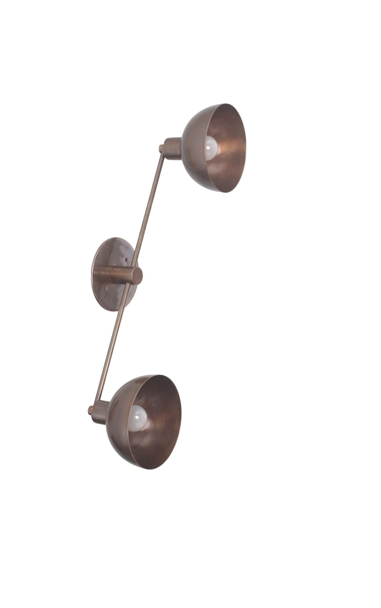 2 Armed Wall Light Modern Brushed Brass Sputnik chandelier light Fixture