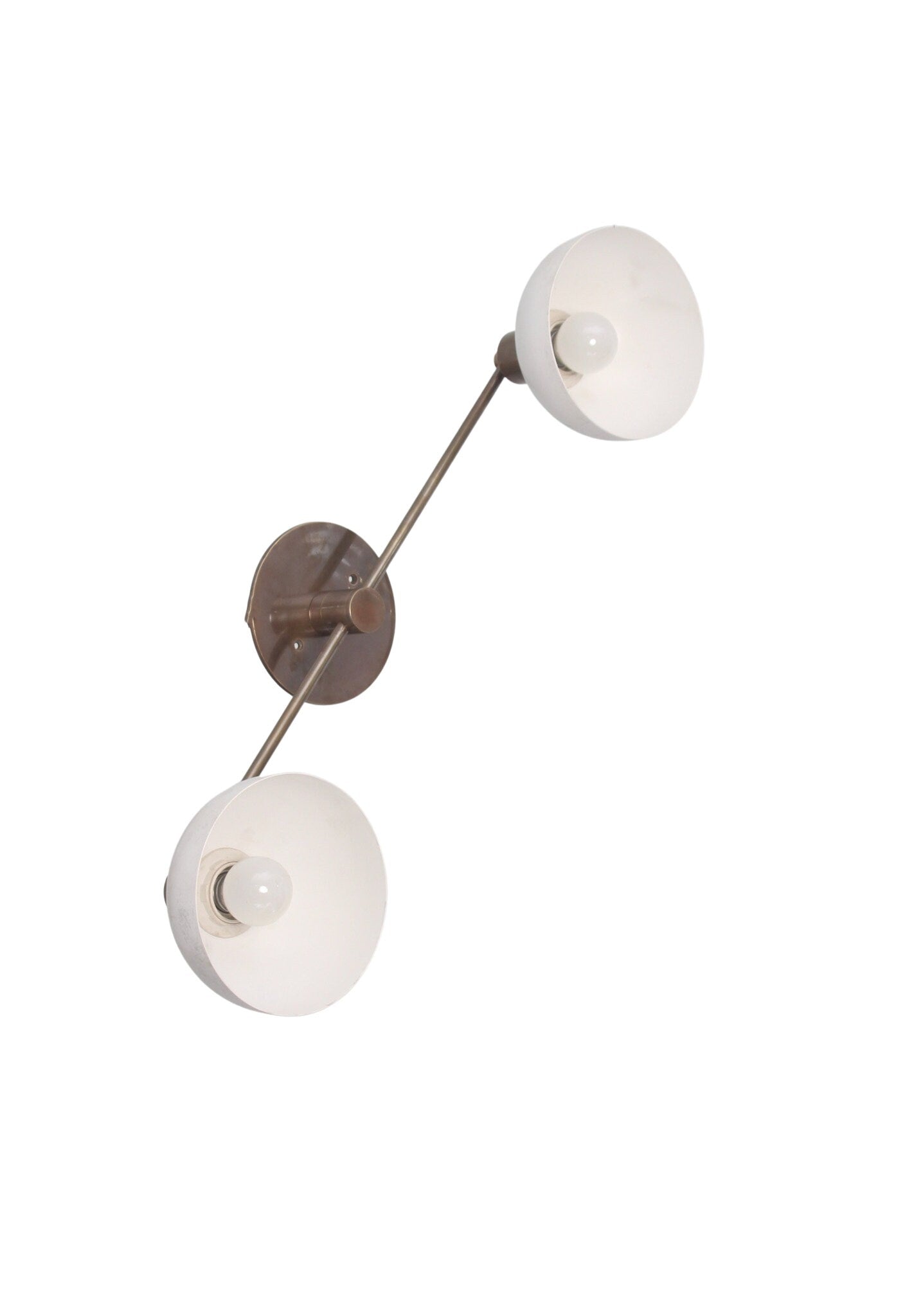 2 Armed Wall Light Modern Brushed Brass Sputnik chandelier light Fixture