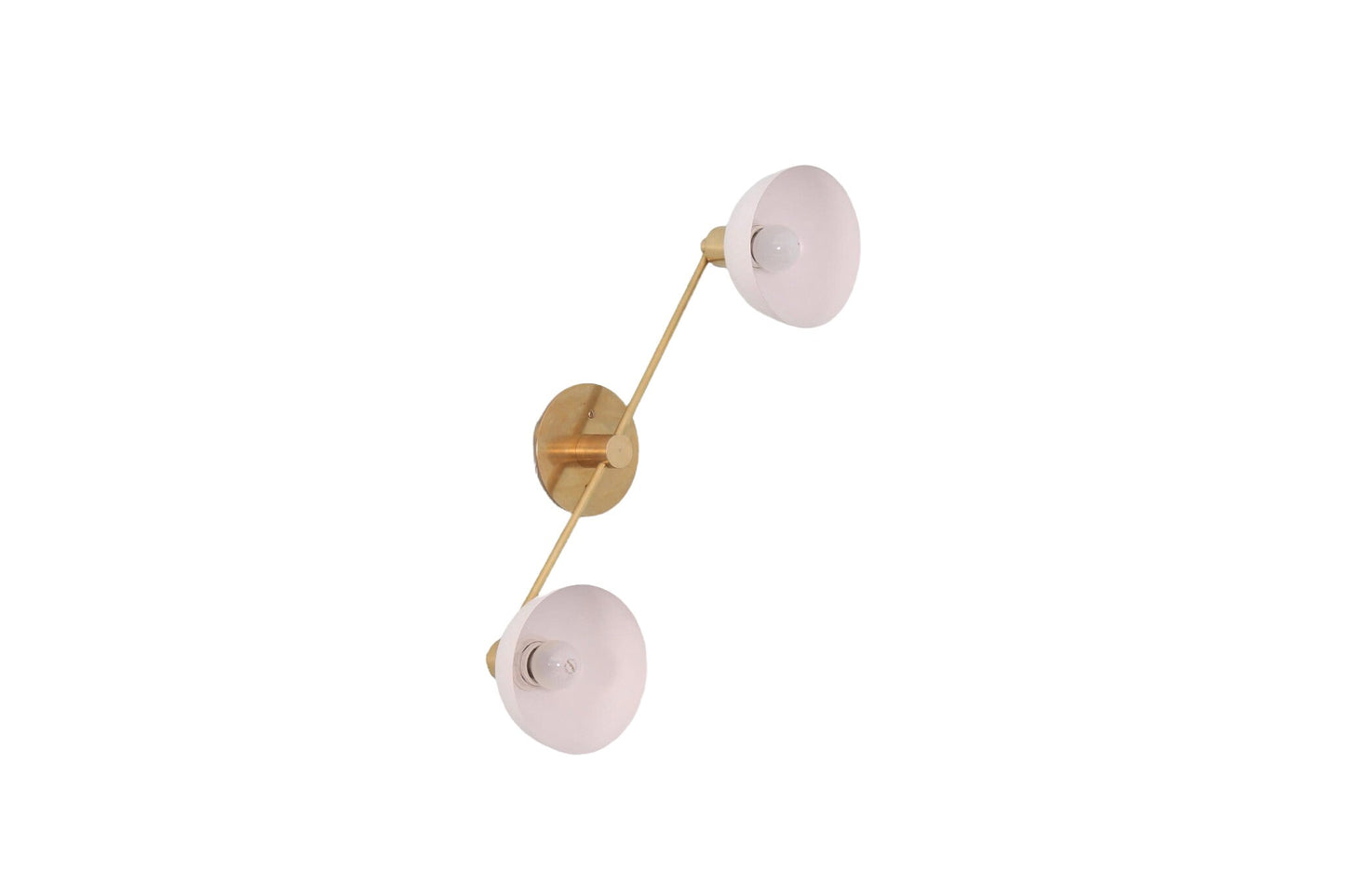2 Armed Wall Light Modern Brushed Brass Sputnik chandelier light Fixture
