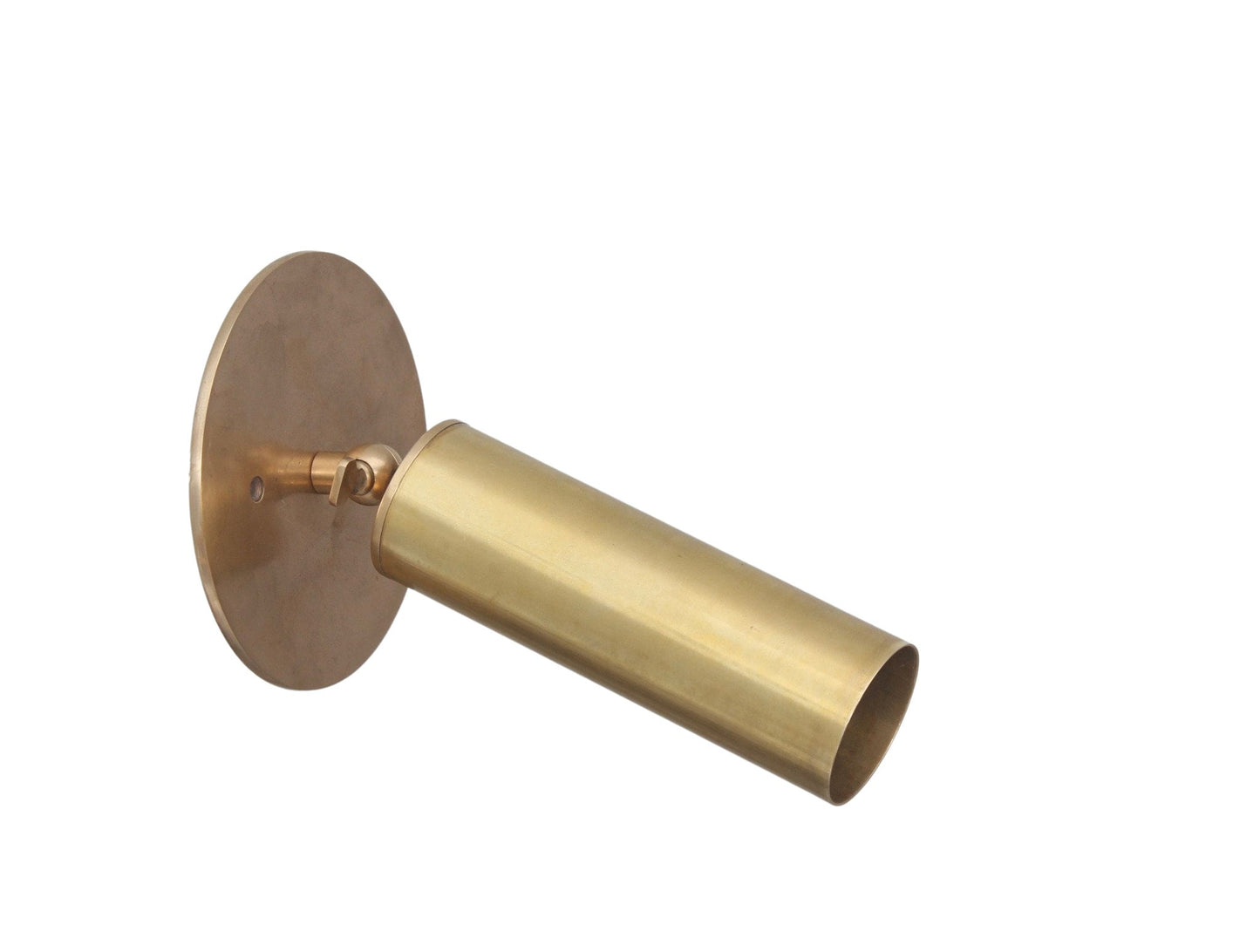 1 Light Italian Cylindrical Spot Sconces wall lamp Brass Fixture