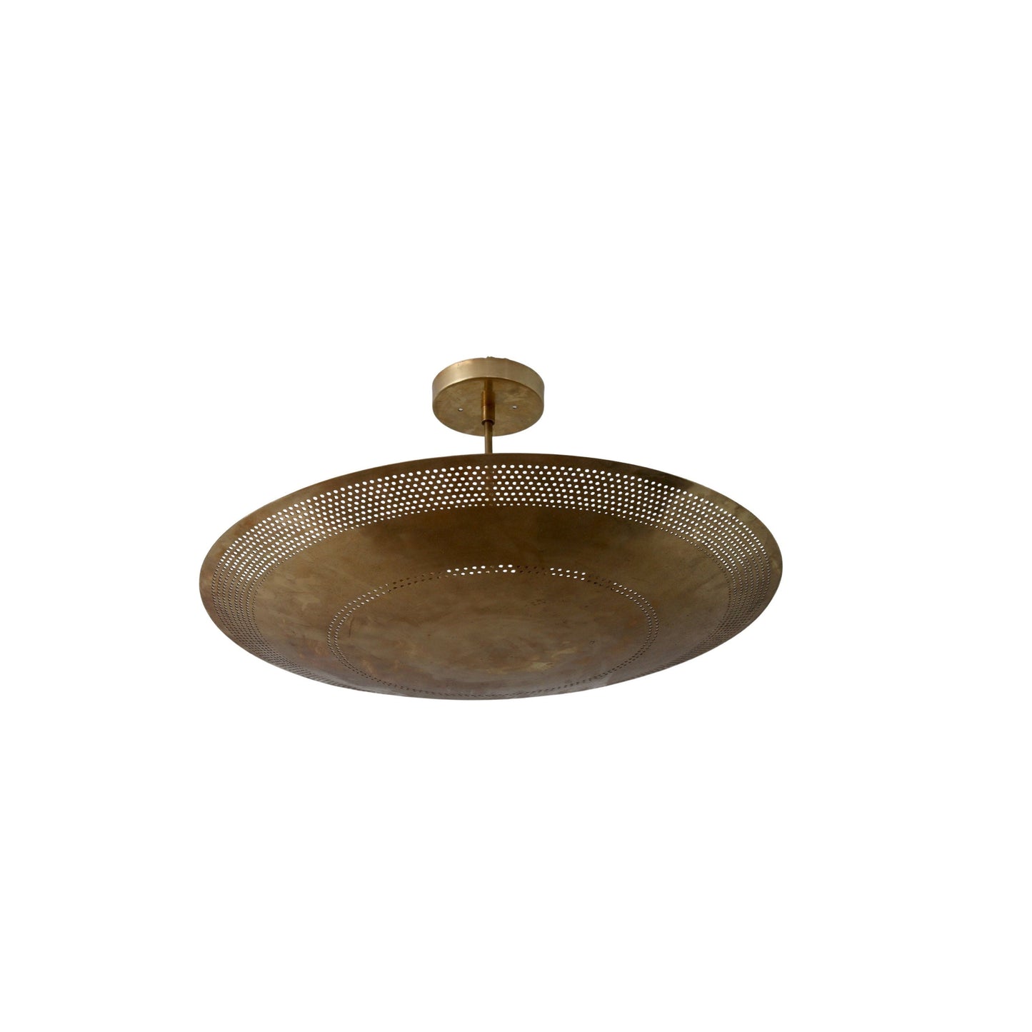 6 Light Elegant Perforerad Ceiling Flushmount light Pendant Mid Century Modern Raw Brass Sputnik chandelier light Fixture.