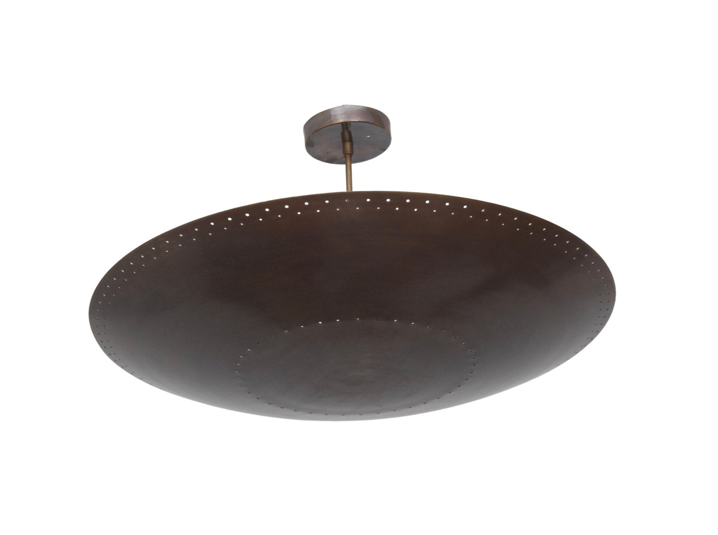 6 Light Elegant Perforerad Ceiling Flushmount light Pendant Mid Century Modern Raw Brass Sputnik chandelier light Fixture.
