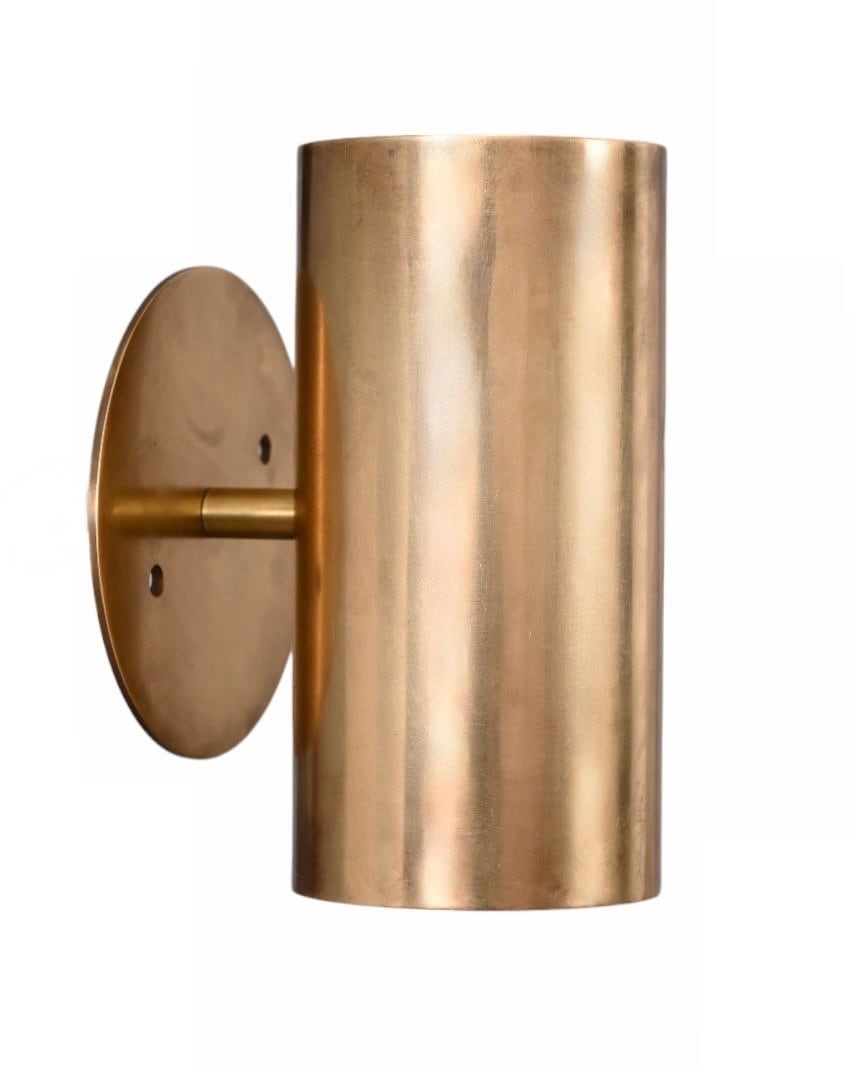 2 Light Short Wall Mid Century Modern Raw Brass Handmade Sputnik Wall light Fixture