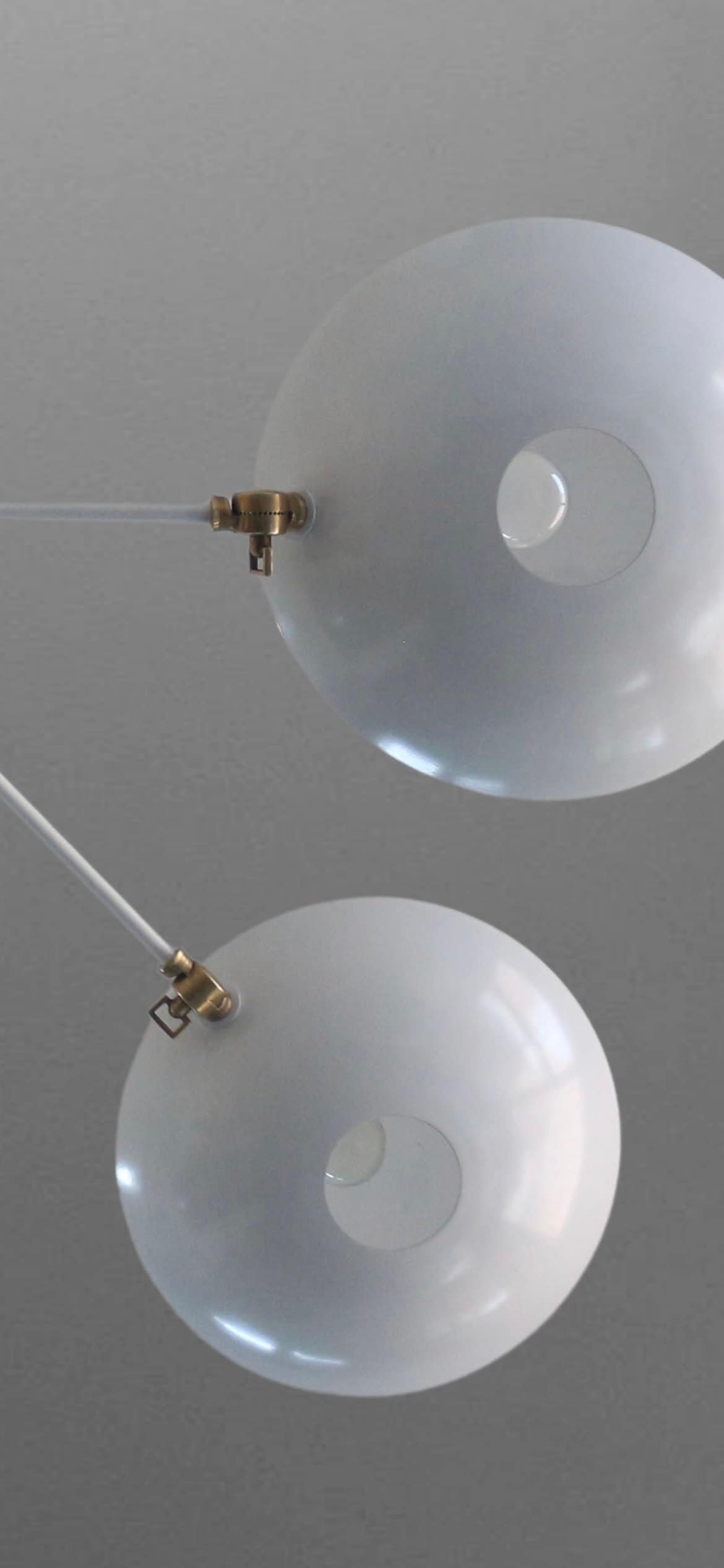 3 Light Pendant Mid Century Modern Raw Brass Sputnik chandelier light Fixture