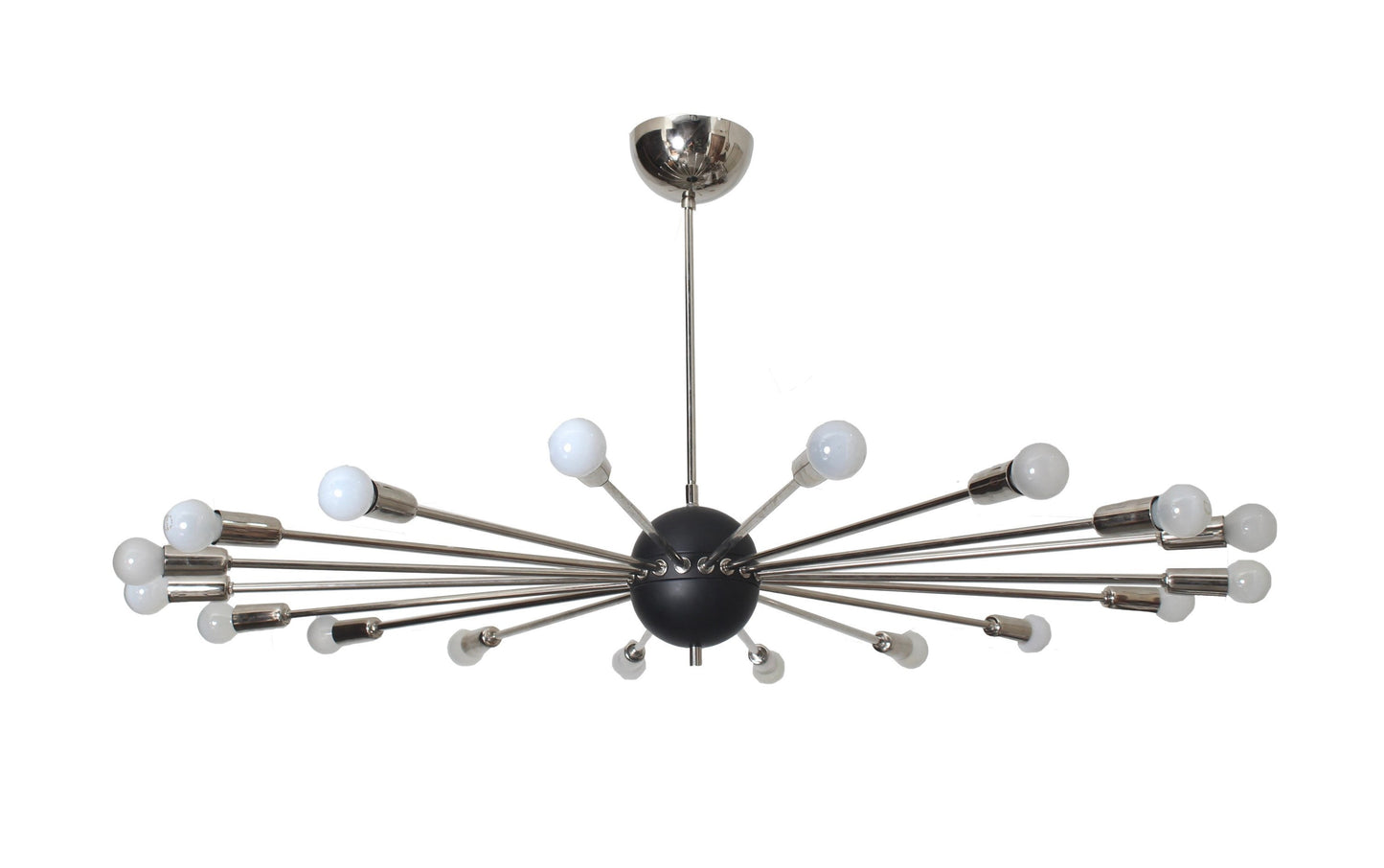 18 Light Mid Century Brass Sputnik chandelier light Fixture