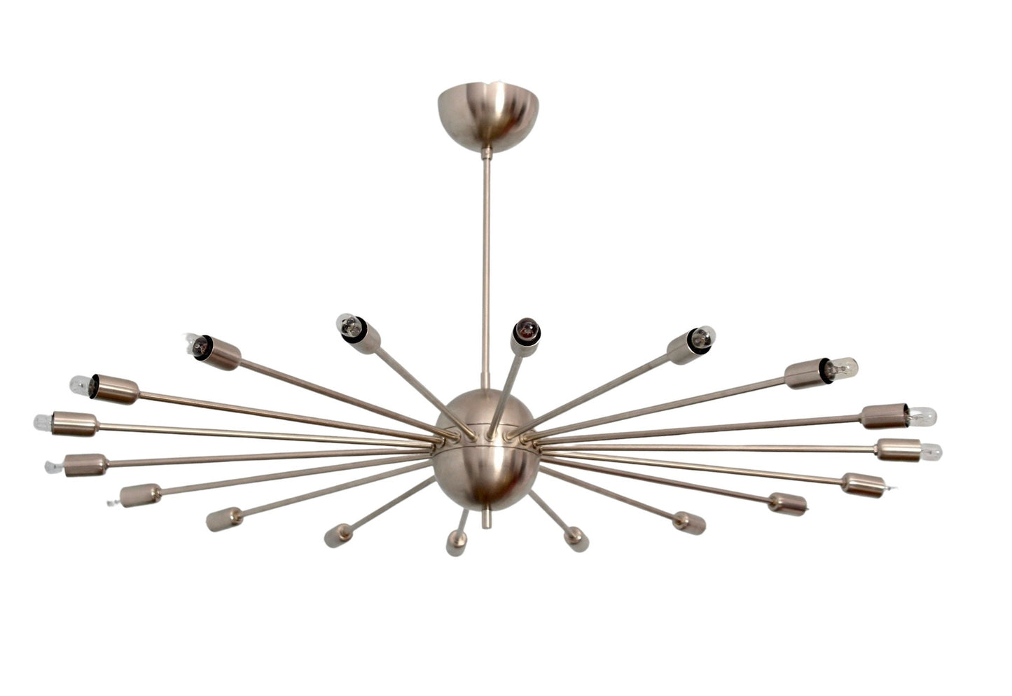 18 Light Mid Century Brass Sputnik chandelier light Fixture