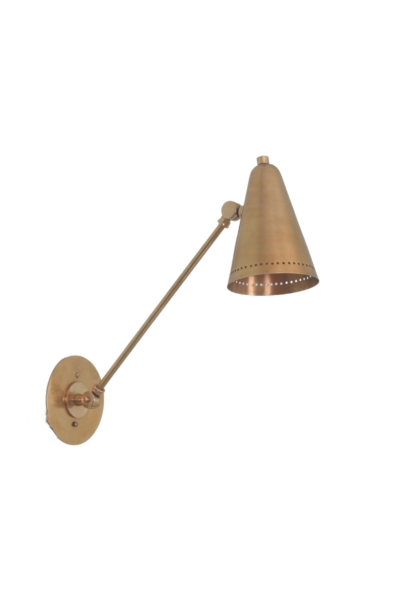 Wall Mid Century Modern Raw Brass Handmade Sputnik Wall  light Fixture